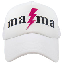 Load image into Gallery viewer, MAMA Lightning Bolt Women&#39;s Foam Trucker Hat
